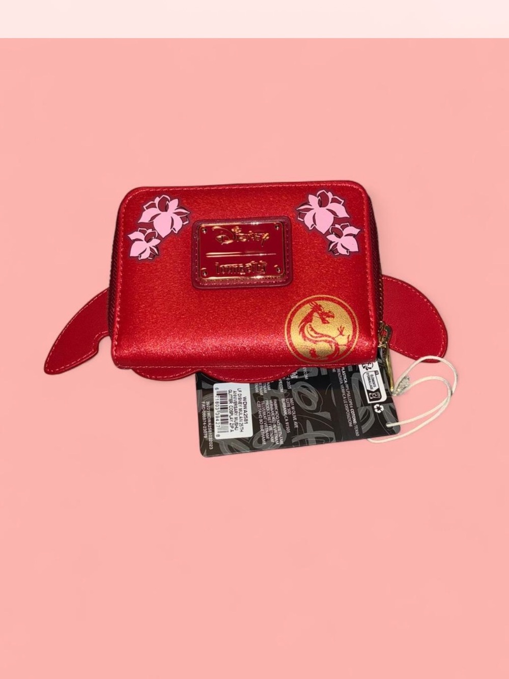 Loungefly Mushu Zip Wallet - Picture 2 of 3